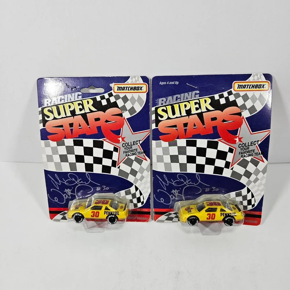 Matchbox Racing Super Stars Michael Waltrip 30 Pennzoil Pontiac Lot of 5 1992